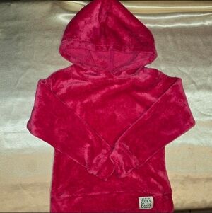 Lucky Brand Plush Red Hoodie Kids XS 5/6